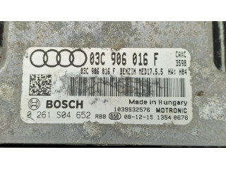 Блок управления двигателя 03C906016F, 0261S04652   Audi A3 S3 8P