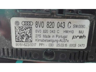 Блок управления климат-контролем 8V0820043C   Audi A3 S3 A3 Sportback 8P