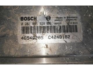 Блок управления двигателя 0281001928, 46546205   Fiat Bravo - Brava