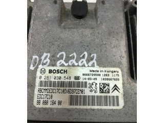Řídící jednotka 9808016480, 0281030548   Peugeot 2008 I 2014