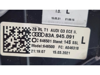 Задний фонарь левый 83A945091, 646501    Audi Q3 F3   2018- года