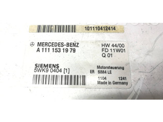 Блок управления двигателя A1111531979, 5WK90404   Mercedes-Benz CLK A208 C208