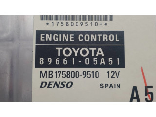 Блок управления двигателя 8966105A51, MB1758009510   Toyota Avensis T250