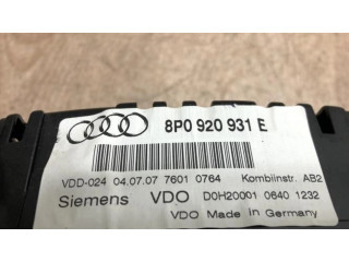 Панель приборов 8P0920931E   Audi RS3 8PA       