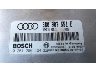 Блок управления двигателя 3B0907551E, 0261206124   Audi A8 S8 D2 4D