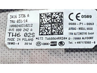 Подушка безопасности в сиденье 8V5880242A, 0589P10053   Audi A3 S3 8V