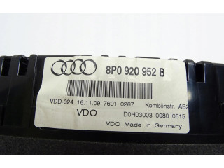 Přístrojová deska  Audi A3 S3 8P 2008 8P0920952B  
