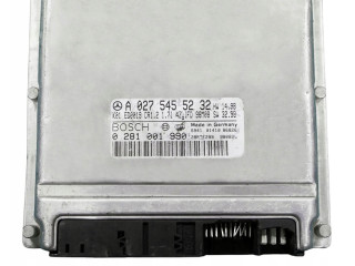 Řídící jednotka A0275455232, 0281001990   Mercedes-Benz A W168 2001