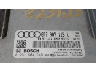 Блок управления двигателя 8P7907115K, 0261S04940   Audi A3 S3 8P