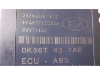 Блок АБС 5WY7114A, 0K56T437AE   KIA  Carnival  