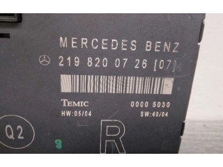 Блок управления двигателя 2198200726   Mercedes-Benz CLS AMG C219