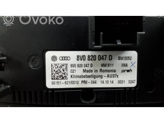 Блок управления климат-контролем 8V0820047D   Audi A3 S3 8V