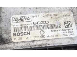 Блок управления двигателя 8V2112A650KD, 0281014803   Ford Fiesta