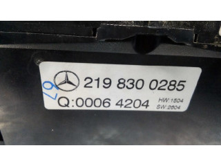 Блок управления климат-контролем 2198300285, 2198303785   Mercedes-Benz CLS C219