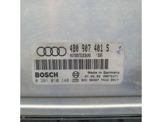 Блок управления двигателя 4B0907401S, 0281010148   Audi A6 S6 C5 4B