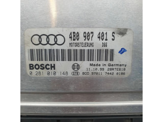 Блок управления двигателя 4B0907401S, 0281010148   Audi A6 S6 C5 4B