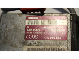 Блок подушек безопасности 0285001036, 4A0959655   Audi 80 90 B3