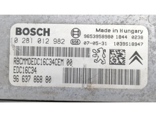 Блок управления двигателя 9663786880, CENTRALITAMOTORUCE   Peugeot Expert