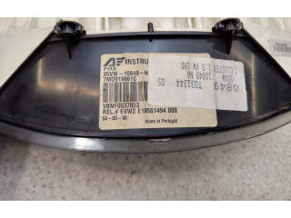 Přístrojová deska  Volkswagen Sharan 1996 7M0919861C  