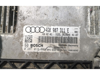 Блок управления двигателя 4G0907311E, 4G0907401   Audi A6 S6 C7 4G