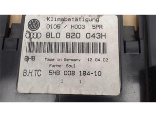 Блок управления климат-контролем (8L0820043H), (5HB008184-10)   Audi A3 S3 8L