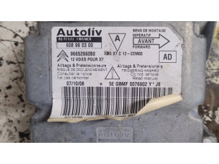 Блок подушек безопасности 9665266080, 608990300   Citroen C5