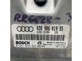 Блок управления двигателя 038906019BS, 0281010224   Audi A6 S6 C5 4B