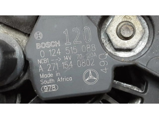 Генератор 124515088, A2711540802   Mercedes-Benz CLK A209 C209 1.8     