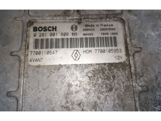 Блок управления двигателя 0281001809, 7700110647   Renault Scenic I