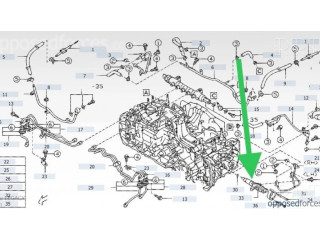 Форсунка 16613AA020, 16613AA    Subaru XV I для дизельного двигателя EE20Z 2