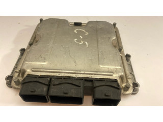 Блок управления двигателя 0281010808, 9645721000   Citroen C5