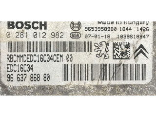 Řídící jednotka 0281012982, 0281012982   Fiat Scudo 2008