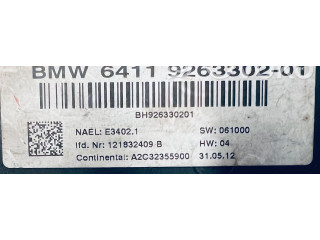 Блок управления климат-контролем 9263302, 121832409B   BMW 3 E90 E91