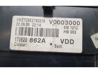 Панель приборов 1T0920862A, SIEMENSVDO   Volkswagen Caddy       