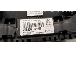 Přístrojová deska  Volkswagen Caddy 2020 2K5920866E  
