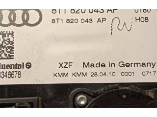 Блок управления климат-контролем 8T1820043AP, 8T1820043APXZF   Audi Q5 SQ5