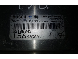 Řídící jednotka 0281011491, 55188343   Alfa Romeo 159 2005