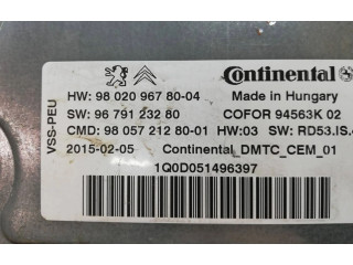 Řídící jednotka 9802096780, 9679123280   Peugeot 308 2014