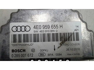 Блок управления двигателя 4E0959655H   Audi A8 S8 D3 4E