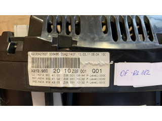 Přístrojová deska  Mercedes-Benz E W212 2010 A2129002010, A2129014100  