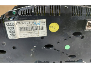 Přístrojová deska  Audi A5 8T 8F 2007 8T0920931A  