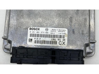 Блок управления двигателя 09136119, 0281001874   Opel Vectra B