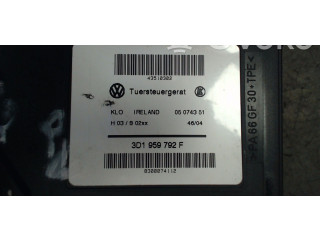 Передний електрический механизм для подъема окна без двигателя 3D1959792F   Volkswagen Touareg I