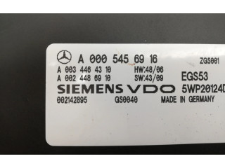 Блок управления коробкой передач A0005456916   Mercedes-Benz E C207 W207