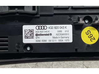 Блок управления климат-контролем 4G0820043K   Audi A6 S6 C7 4G