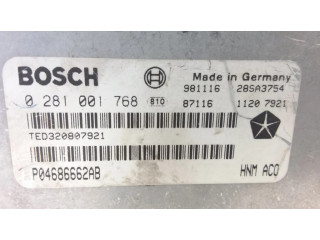 Řídící jednotka 0281001768, P04686662AB   Chrysler Voyager 1999
