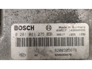 Řídící jednotka 8200305678, 0281011275   Renault Scenic II -  Grand scenic II 2004