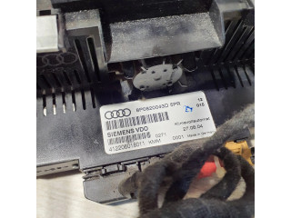 Блок управления климат-контролем 8P0820043D, 412206018011   Audi A3 S3 8P