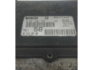 Řídící jednotka 9631528780, 0261204788   Peugeot 106 1999