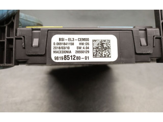 Pojistková skříňka Řídící jednotka BSM 9819851280, 0691841158   Peugeot 308 2018